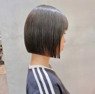 ショート Misaki /ボブ/縮毛矯正のヘアスタイル