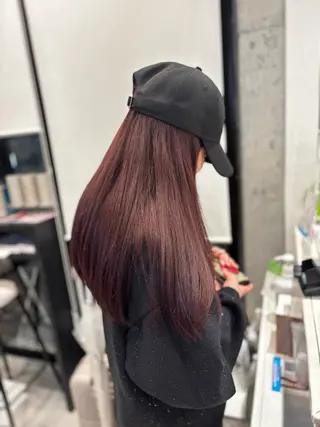 ロング カラー 【完全個室】髪質改善 暖色カラー/山崎唯奈のヘアスタイル