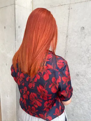 ミディアム カラー ヘアアレンジ ミニボブ/ブリーチ 🌈MISATOのヘアスタイル