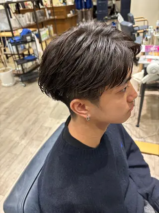 ショート パーマ メンズ #NAVY仙台駅前店所属・阿部修士/カット モデル募集中のヘアスタイル
