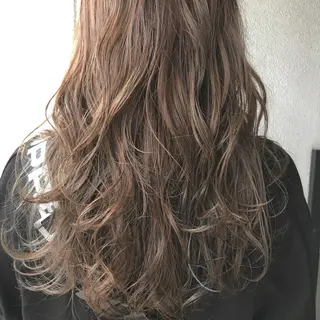 ロング カラー ヘアアレンジ マツエク・マツパ Kawaguchi Arisaのヘアスタイル
