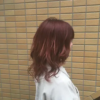 ロング カラー しのはら まどかのヘアスタイル