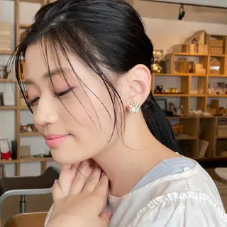 ロング カラー ヘアアレンジ EMANON天神所属・Hitomi Ezakiのヘアスタイル