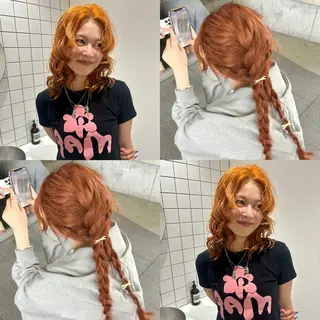 セミロング カラー nit  by ahnkism所属・カットモデル 盛れるヘア♡MANAのヘアスタイル