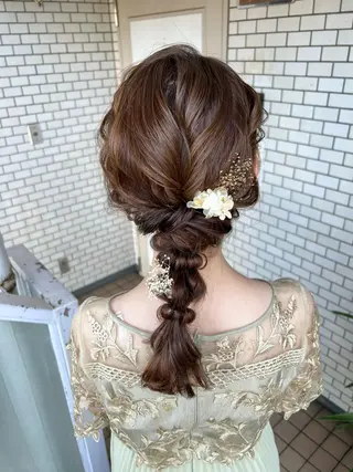 ヘアアレンジ 大人可愛いヘアメイク 💋🧚‍♀️しずかのヘアスタイル