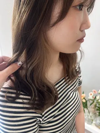 ロング カラー 暖色カラー／ ヘアセット🌛櫻井舞のヘアスタイル