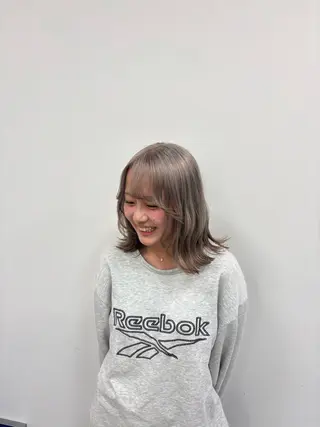 ミディアム カラー llwy名古屋栄所属・NANA #艶カラーのヘアスタイル