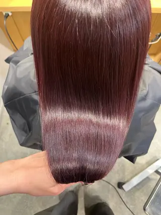 セミロング 🧸髪質改善/ 艶カラー/成田ありさのヘアスタイル