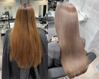 ロング カラー パーマ 🌈艶髪/髪質改善 新宿itouのヘアスタイル