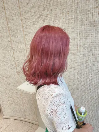 ミディアム カラー 🫧髪質改善🫧 神田紗来のヘアスタイル