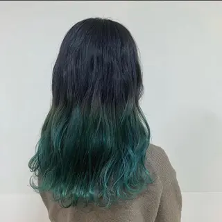 セミロング カラー ヘアアレンジ 【Sweep】おじま のぞみのヘアスタイル