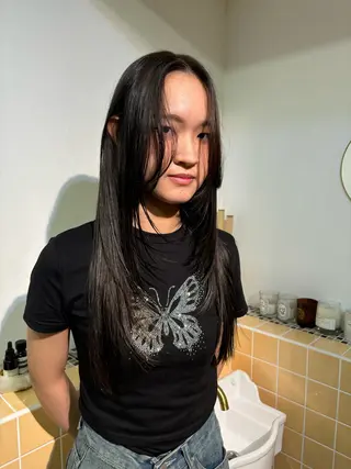 ロング カラー sakura🌸 レイヤー/韓国ヘアのヘアスタイル