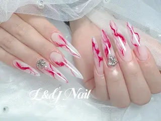 ネイル L&Y Nail🎀 思雪のネイルデザイン