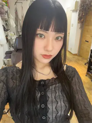 ロング 園田 渉 ◤SHIKIO◢のヘアスタイル