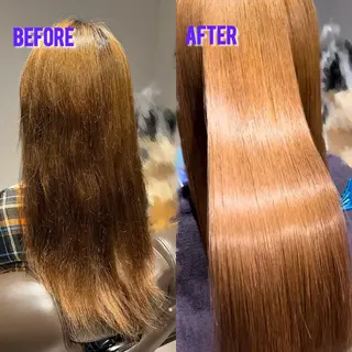 ミディアム スパニスト 樋田のヘアスタイル