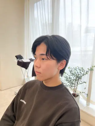 パーマ メンズ 桑原 希吏のヘアスタイル