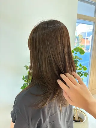 セミロング 下畑 希美/ SOUPLE.のヘアスタイル