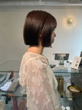 ミディアム カラー sakura🌸 レイヤー/韓国ヘアのヘアスタイル