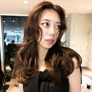 ロング カラー myu 🐈⬛のヘアスタイル