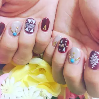 ネイル nail salon＆school felice所属・フェリーチェ瑞江店 新山のネイルデザイン