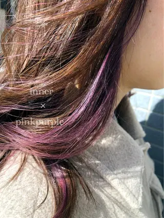 ロング カラー うる艶レイヤーカット hinakoのヘアスタイル