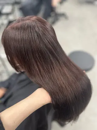 カラー ベージュ・ラベンダー カラー🎀りりのヘアスタイル