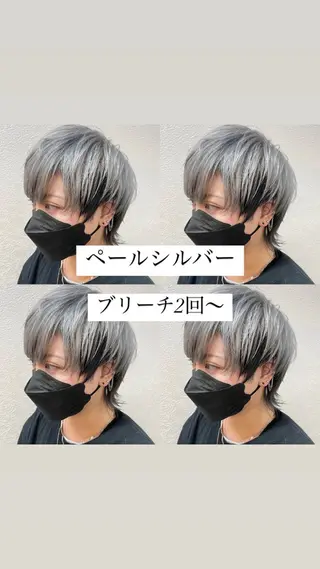 セルバ所属・HIRORO ブリーチ/ハイトーンのヘアスタイル
