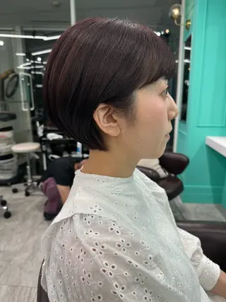 ショート カラー AIR-GINZA tower所属・藤岡杏華 /垢抜け✂︎のヘアスタイル