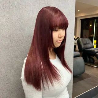 ロング カラー いろあそび所属・ショート/ウルフ カットモデル募集のヘアスタイル