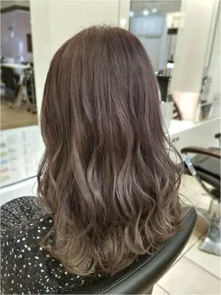 ミディアム カラー ヘアアレンジ 【髪質改善美容師】t occa茨木篠原健太のヘアスタイル