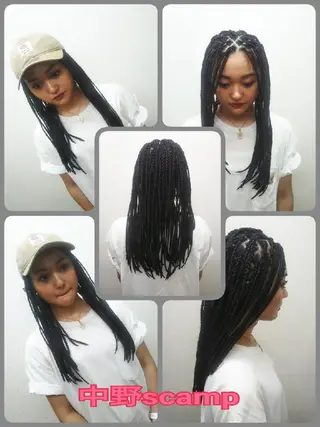 ヘアアレンジ ロング メンズ キッズ マツエク・マツパ scamp ★のヘアスタイル