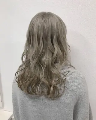 ロング カラー ヘアアレンジ GiseL天神カラー 髪質改善/ブリーチのヘアスタイル