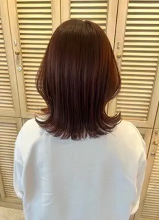 セミロング カラー elto烏丸店所属・elto四条烏丸 /  アヤカのヘアスタイル