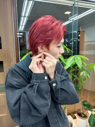 ショート カラー メンズ メンズパーマの達人 / タカシマダイスケのヘアスタイル