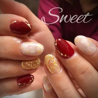 ネイル sweet 仲野陽子のネイルデザイン