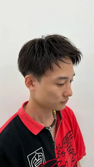 ショート カラー メンズ 🏆メンズヘア特化 🥇代表りんぺーのヘアスタイル