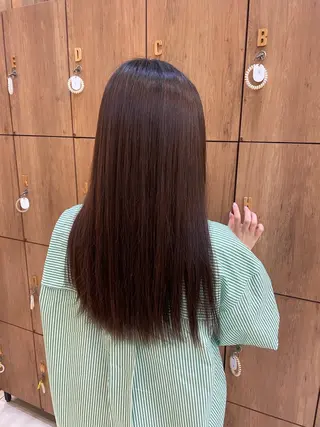 ロング 韓国カラー／エクステ 松戸梨杏のヘアスタイル