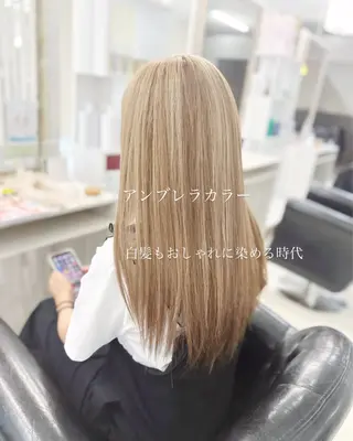 ロング カラー YURI ✨のヘアスタイル