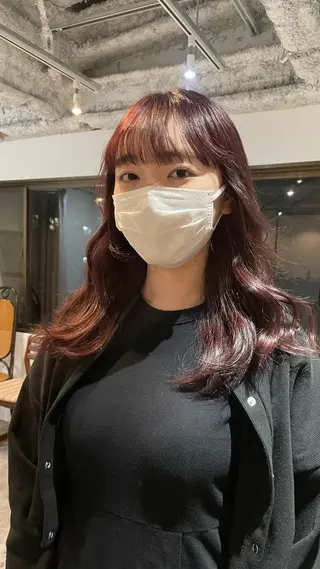 セミロング カラー ヘアアレンジ ゆるふわガーリーst yle🩰yuukaのヘアスタイル