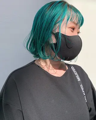 ミディアム カラー tension 【テンション】のヘアスタイル