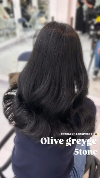 ロング カラー 艶カラー/レイヤー️ 🩵miku🩵のヘアスタイル