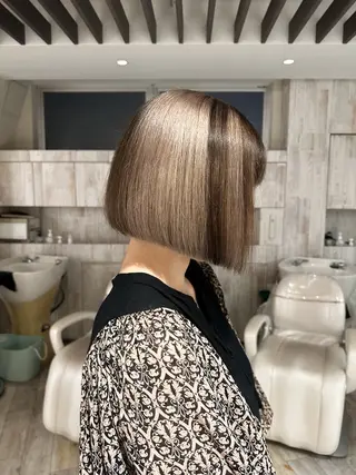 ショート カラー driP.　by HAVANA所属・パーマ / ボブ /ショート 谷口 陸のヘアスタイル