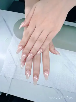 ネイル ココナッツ研修三 新規自爪オフ無料のネイルデザイン