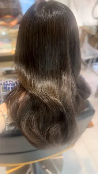 ロング カラー 透けるbrown カラー🎗♡yukaのヘアスタイル