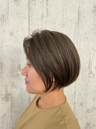 ミディアム 【店長】ショート 似合わせ🦩相羽里美のヘアスタイル