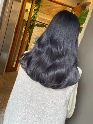 ロング カラー TIGRE天神 吉良祐樹のヘアスタイル