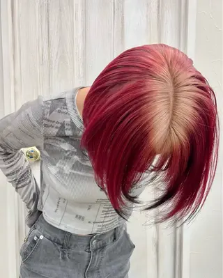 ミディアム カラー 似合わせ/美髪カラー /カンナのヘアスタイル