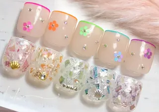 ネイル Lulu nail salon 南堀江店所属・西村 あやかのネイルデザイン