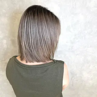 ミディアム カラー 美髪矯正/髪質改善/ 艶髪🤍伊藤梨紗のヘアスタイル