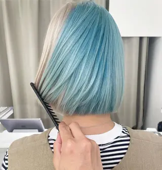 ショート カラー ito. ブリーチ/髪質改善のヘアスタイル
